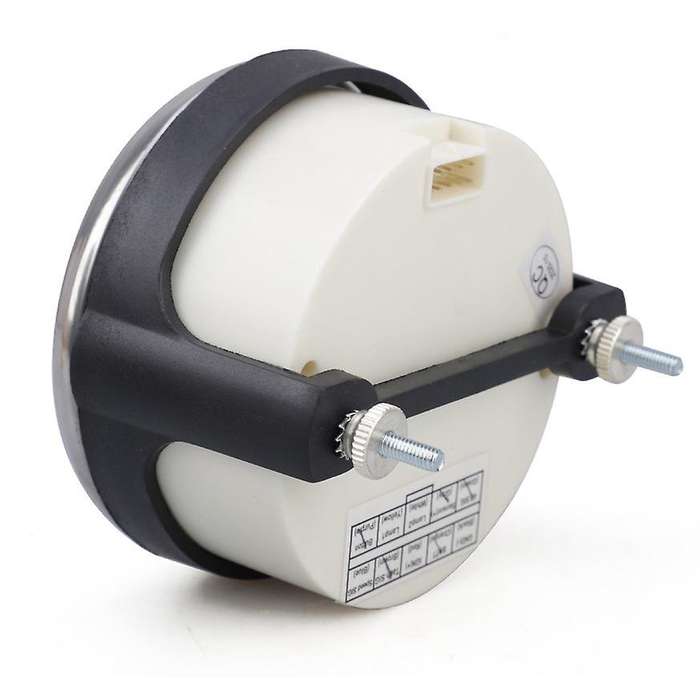 Universal GPS Speedometer 12V/24V Odometer 85mm 0-4000RPM for Car Motorcycle LCD Tachometer
