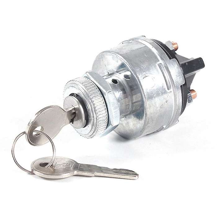 Universal Ignition Key ON /OFF Switch with 2 Keys 3 Position for Car Tractor Trailer Truck