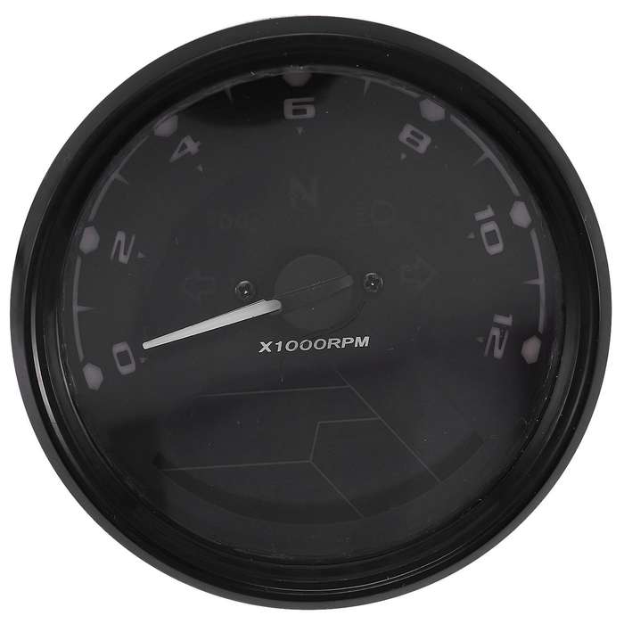 Universal LCD Digital Motorcycle Odometer Speedometer Tachometer 12000 RPM Gauge with Sensor
