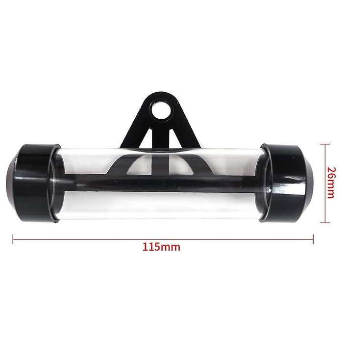 Universal Modification Ticket Tube Tube Waterproof Tube Tax Safety Tube Cylindrical Bracket (Black)