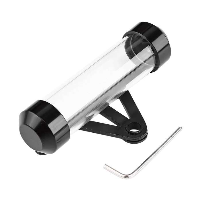 Universal Modification Ticket Tube Tube Waterproof Tube Tax Safety Tube Cylindrical Bracket (Black)