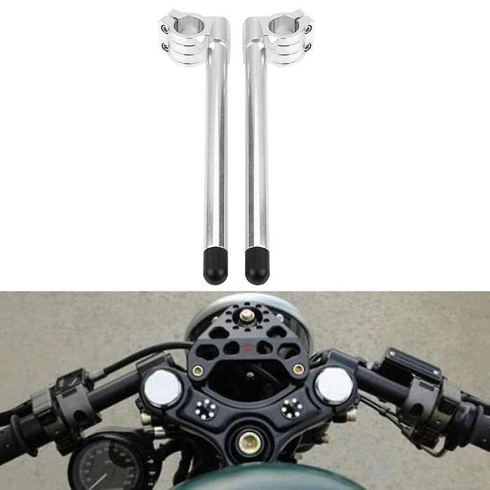 Universal Motorcycle Handlebar Racing Adjustable CNC 31mm Clip on Ons Fork Handlebars Handle Bar Caf