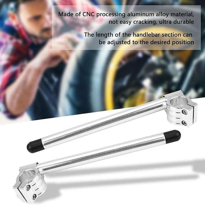 Universal Motorcycle Handlebar Racing Adjustable CNC 31mm Clip on Ons Fork Handlebars Handle Bar Caf
