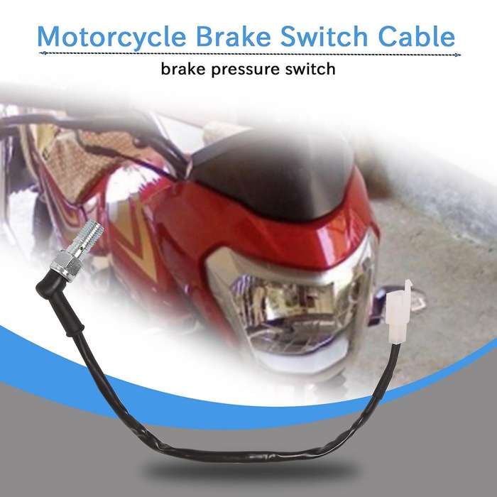 Universal Motorcycle Hydraulic Brake Pressure Rear Light Switch Hollow Bolt Accessories M10 1.25mm