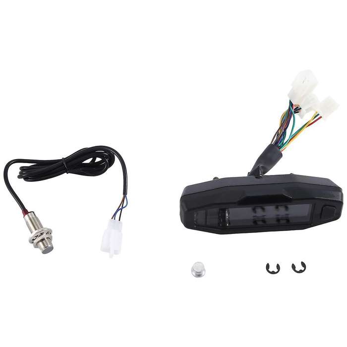 Universal Motorcycle Speedometer Tachometer Oil Gauge HD Screen Digital Meters Instrument Cluster T