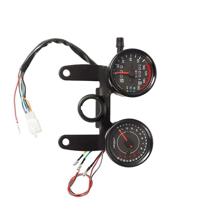 Universal Motorcycle Speedometer Odometer Led Backlight Tachometer