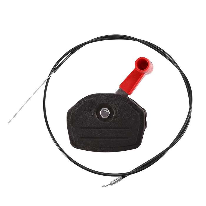Universal Switch Lever Control Handle & 56 inch Throttle Cable Kit for Lawnmower Lawn Mower Parts