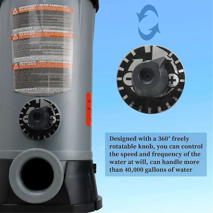 Updated CL200 In-Line Automatic Chemical Feeder, High-Strength PP Material, for CL200 Automatic
