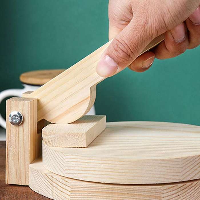 Upgraded Dough Pressing Tool Dough Presser Wooden Dumpling Skin Dough Presser Household Baking Pastr