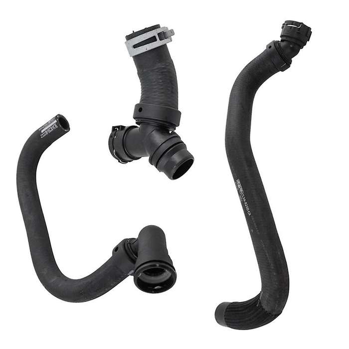 Upper & Lower Radiator Hoses with T-connector for 2011-2020 5.0l Dr3z-8566-a, Cl3z 8260-a, Bl3z 8c35