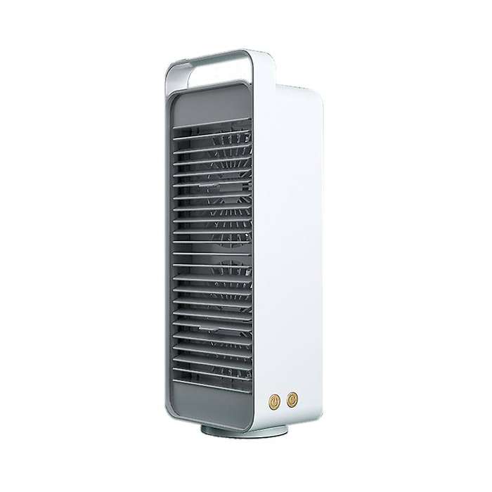 USB Double Blade Rotating Fan USB Rechargeable Fan Portable Cooling Fan Desktop Air Cooler for Offic