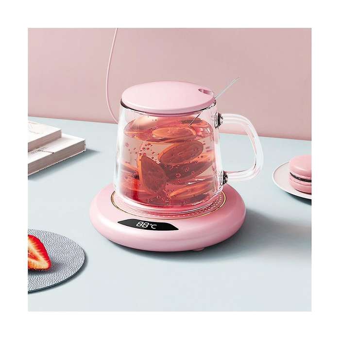 Usb Heating Coaster Warm Heating Pad Constant 3gear Digital Display Adjustment Touch Heater Coffee M