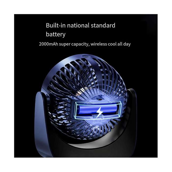 Usb Portable Cooling Desk Fan 360 Rotate 3 Speed Electrical Quiet Powerful Mini Table Fans Bedroom/h