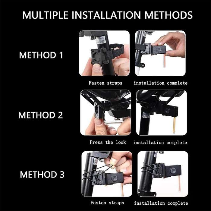 USB Rechargeable Bike Light Set Bicycle Taillight Smart Bike Headlight and Tail Light 4 Light Modes