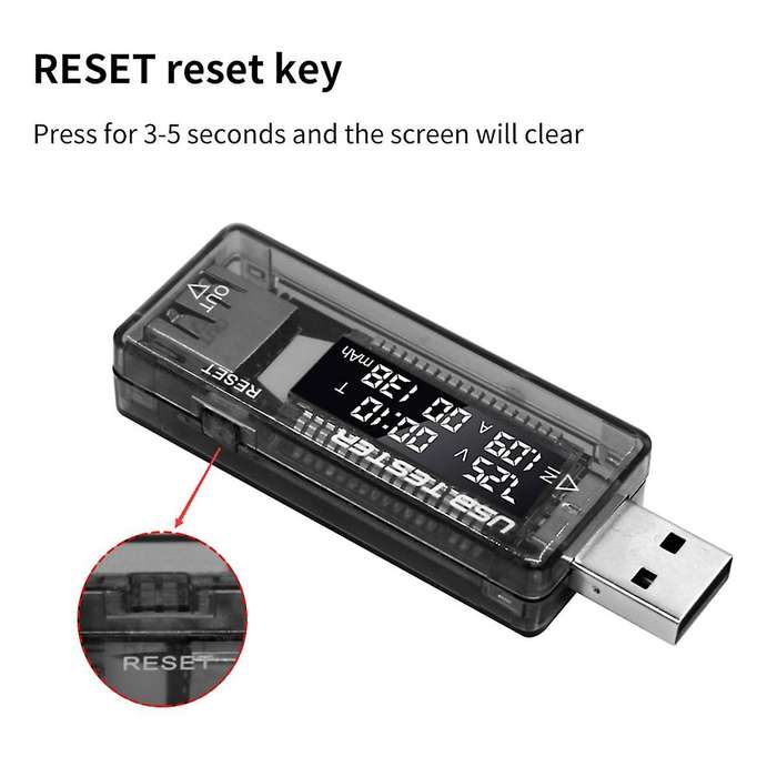 Usb Tester Current Voltage Charger Capacity Tester Volt Meter Display Usb Current Voltage Test Card