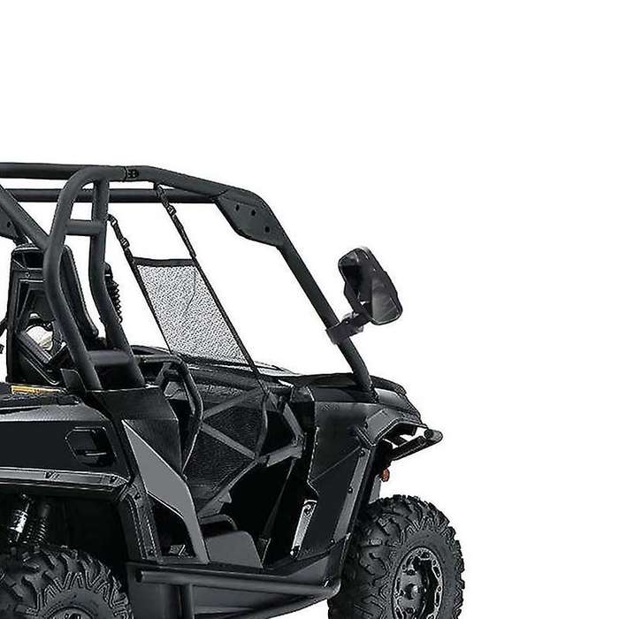 UTV Convex Side View Mirror Set with Shock-Proof Rubber Pad for 1.75-2Inch Roll Cage RZR