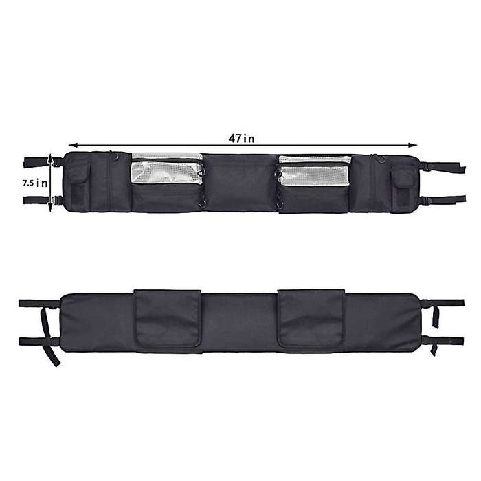 UTV Roll Cage Organizer Case, Roll Cage Cargo Bag, UTV Roll Cage Gear Bags Storage Bag, Large Capaci