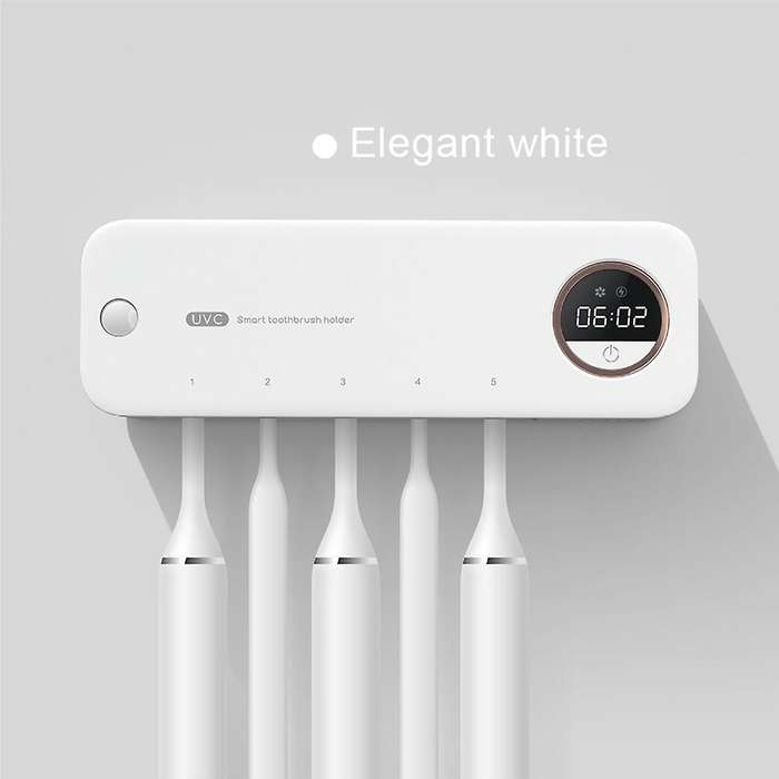 UV Toothbrush box,Wall-Mounted Fast Drying Rechargeable Toothbrush Disinfection box Holder for Home