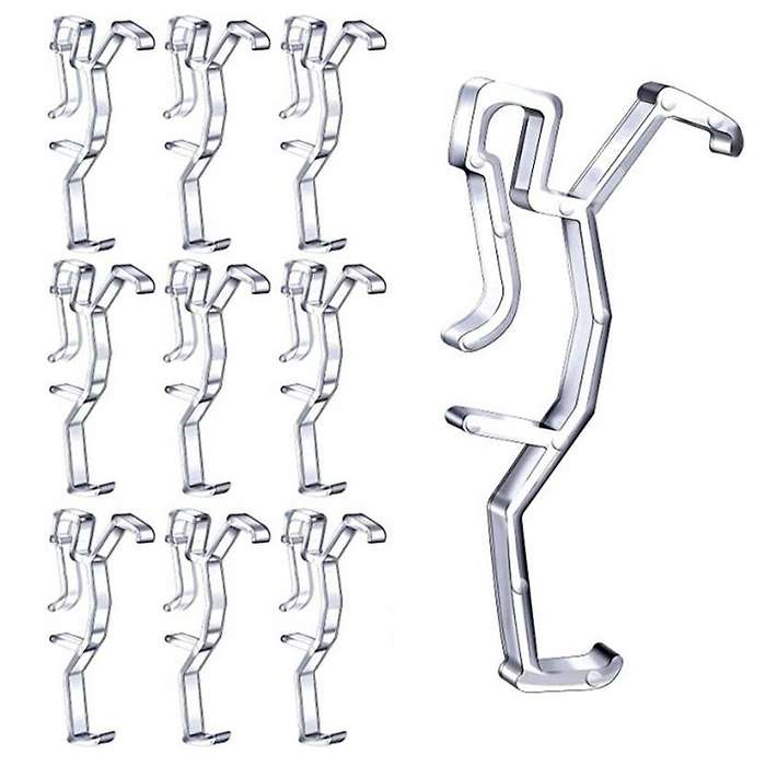 Valance Clips Clear Plastic Retainer Holder for Window Blind Valance,horizontal Faux & Wood Blinds