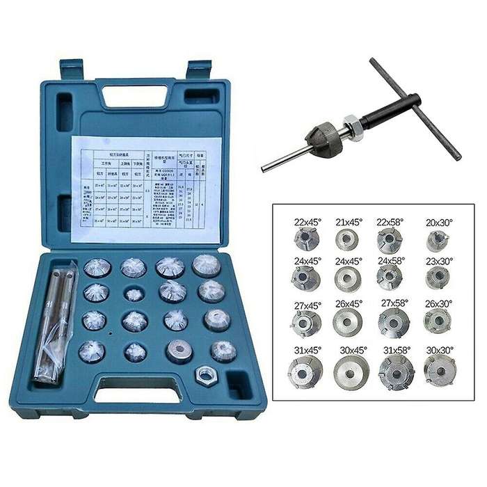 Valve Seat Reamer Motorcycle Repair Tool Set Fit Compatible Honda Suzuki