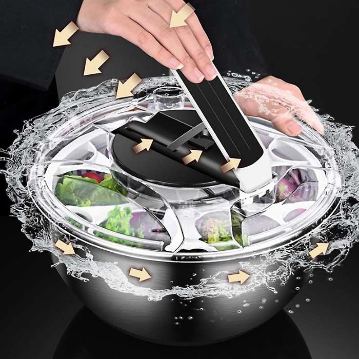 Vegetable Fruits Dryer Salad Spinner Lettuce Spinner Storage Drying Machine Useful Vegetable Dehydr