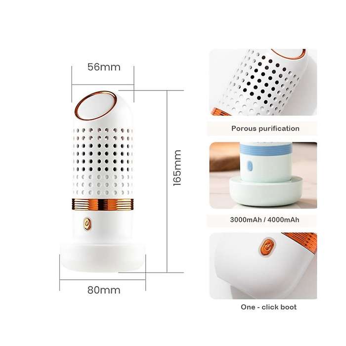 Vegetable Desinfectante Capsule Shape Portable Ultrasonic Fruit Food Purifier Household Kitchen Foo