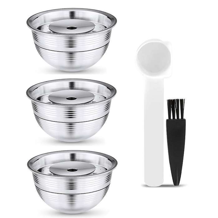 Vertuo Coffee Filters for Vertuoline Next & Plus ENV135 Refillable Stainless Steel Coffee Capsule Po
