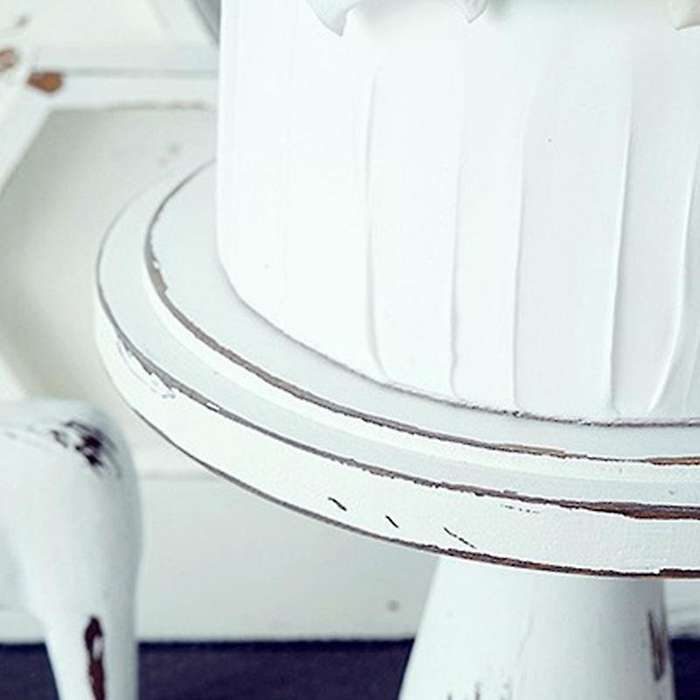 Vintage White Wood Cake Stands Ornament Storage Racks Cake Tools for Fondant Cupcake Storage Holders