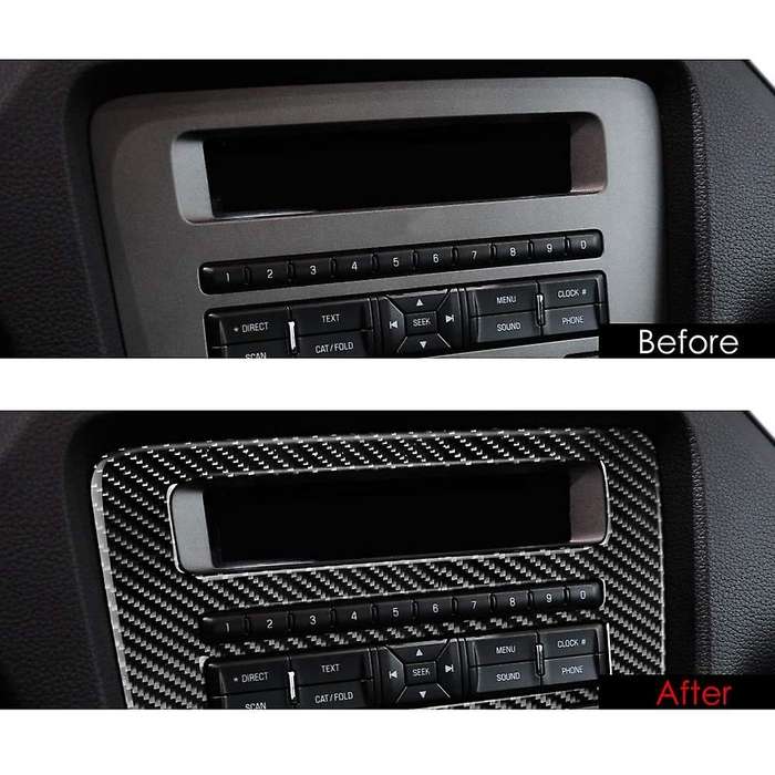 Carbon Fiber Stickers,car Interior for Ford Mustang 2009-2013,1 Pcs