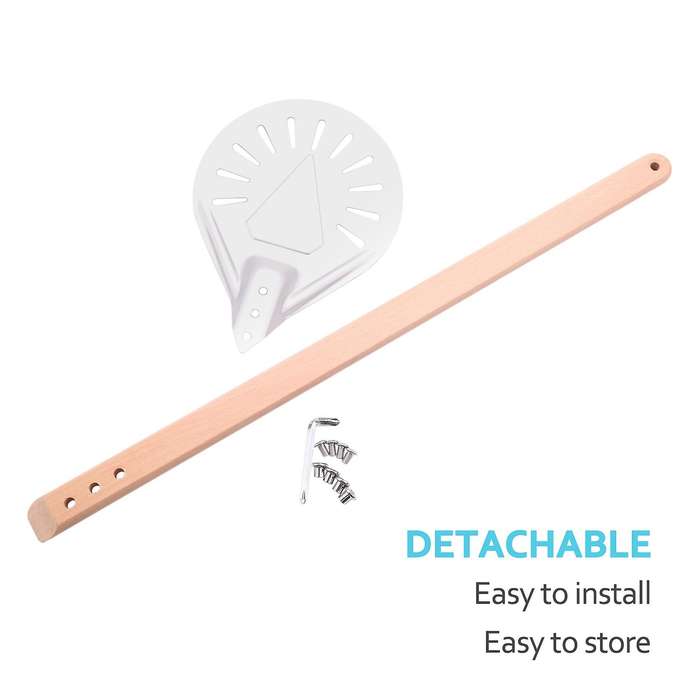8 Inch Perforated Pizza Turning Peel Pizza Shovel