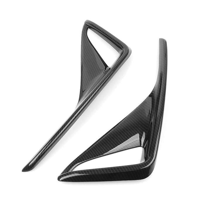 2pcs Car Carbon Fiber Rear Fog Lamp Cover Trim for Toyota Chr