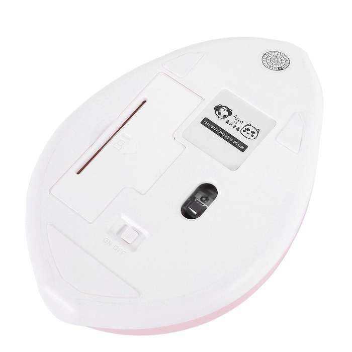 Hamster Shape 2.4ghz Wireless Mouse Pink Mouse Pc Notebook Kids Gift