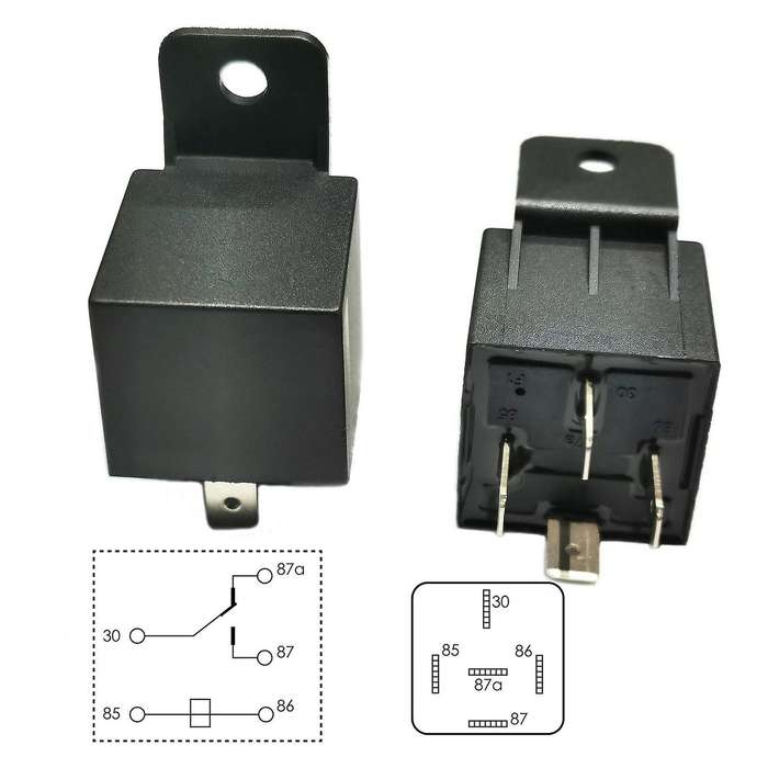 40 Amp Waterproof Relay Kit Dual Electric Fan Relay Kit Fan