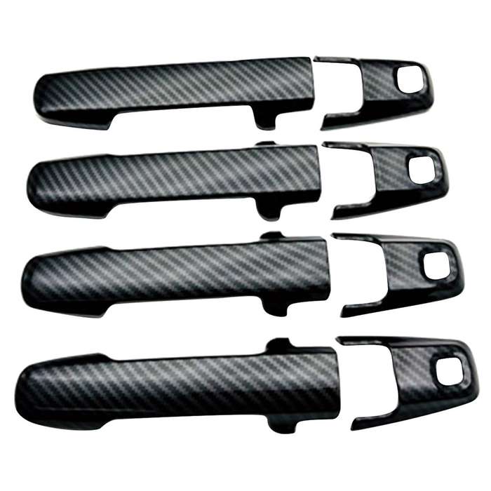 For Suzuki Spacia Gear Mk532 Car Carbon Fiber Door Handle Cover Trim