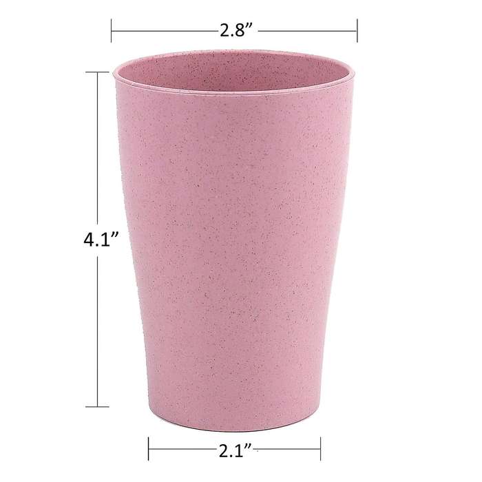 16 Pack Wheat Straw Drinking Cups,for Kids Adult