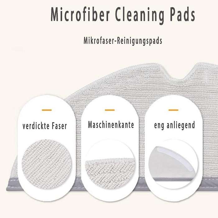 Replacement Mop Cloth Pads Compatible for Xiaomi Roborock S5 S6 S50
