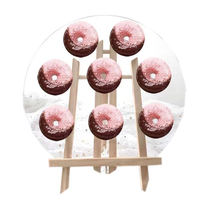 Wedding Birthday Party Cake Display Stand Acrylic Transparent Rack A