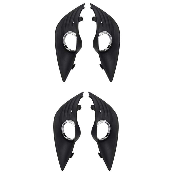 4x Car Right & Left Bumper Fog Light Ventilation Grille Lampshade