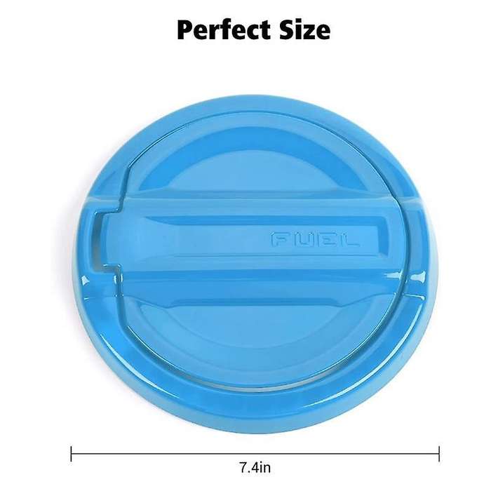 4xe Gas Cap Cover Fuel Tank Decoration Accessories for Jeep(abs Blue)