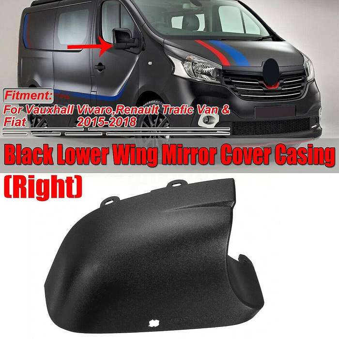 Right Wing Mirror Cover Casing for Vauxhall Vivaro Renault Trafic