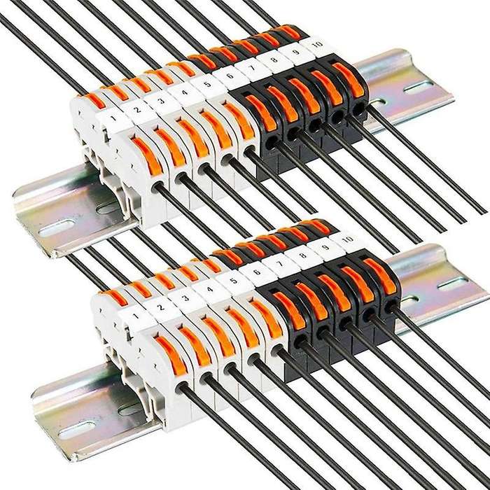 Din Rail Terminal Blocks Kit, with Universal Compact Connectors