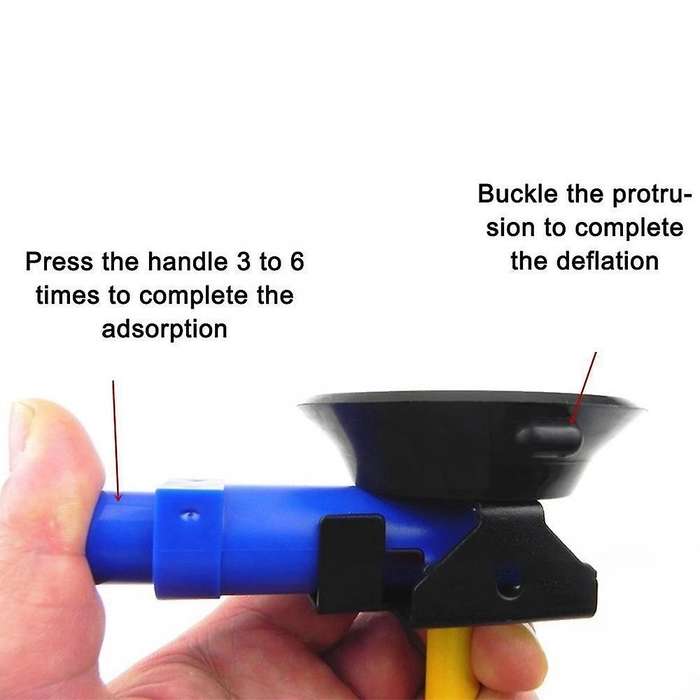 3-inch Car Dent Repair Tool Hand Pump Suction Cup Puller T-type