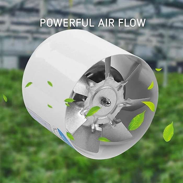 4 Inch Inline Duct Fan Extractor Wall Fan with Aluminum Ducting A
