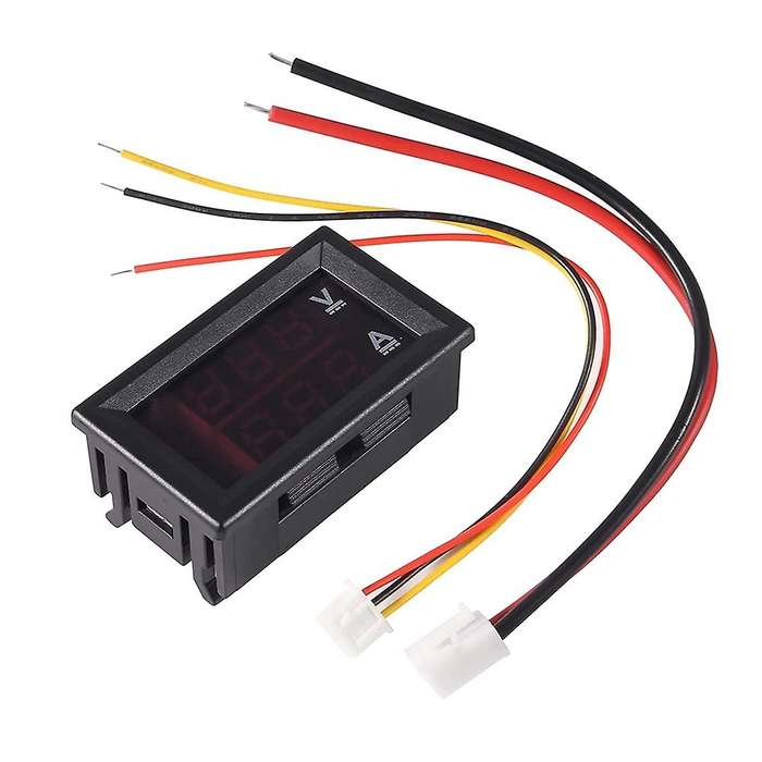 5pcs 0.28 Inch Led Voltmeter Ammeter, Display Voltage Current Tester