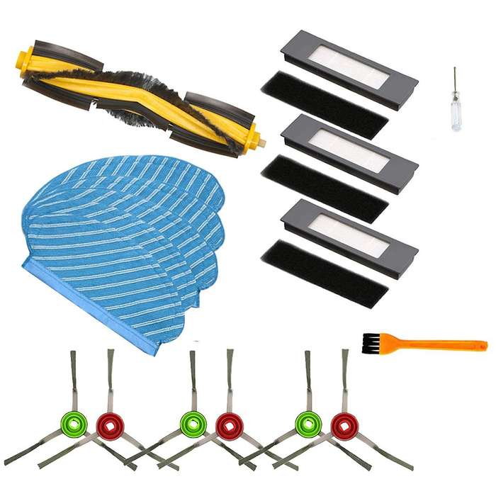 For Ecovacs Deebot Ozmo 950 Roller Side Brush Filter Kit Accessories