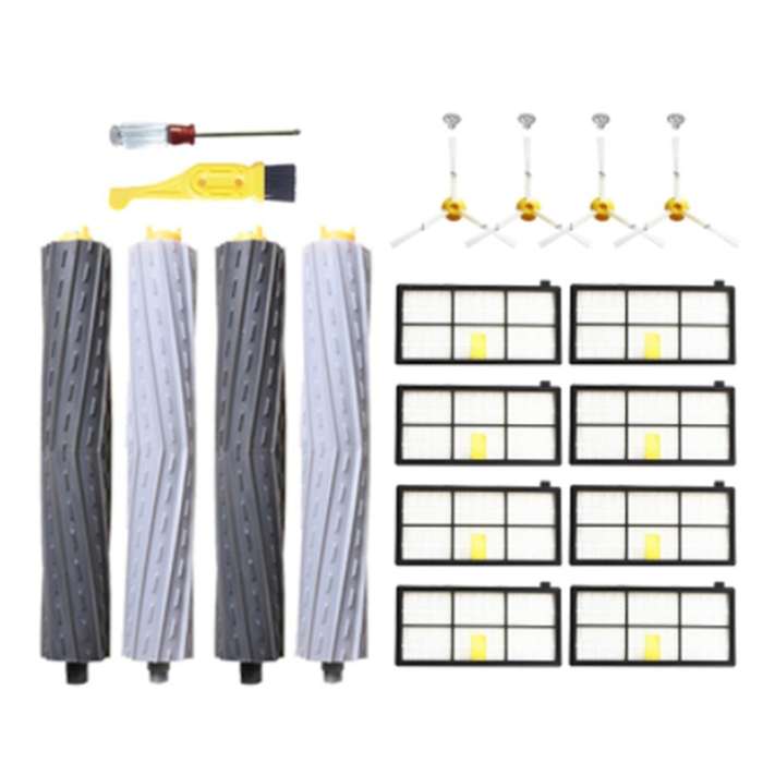 1set Roller Brushes + Hepa Filters Kit for Irobot Roomba