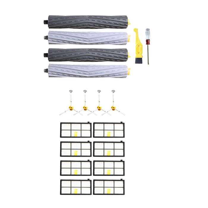 1set Roller Brushes + Hepa Filters Kit for Irobot Roomba