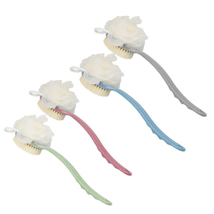 Soft Hair Long Handle Bath Brush Household Bath Ball Double-sided