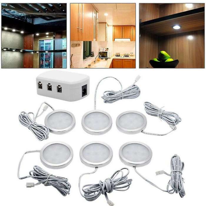 6x Interior Led Spot Lights for Vw T4 T5 Camper Motorhome Light 12v