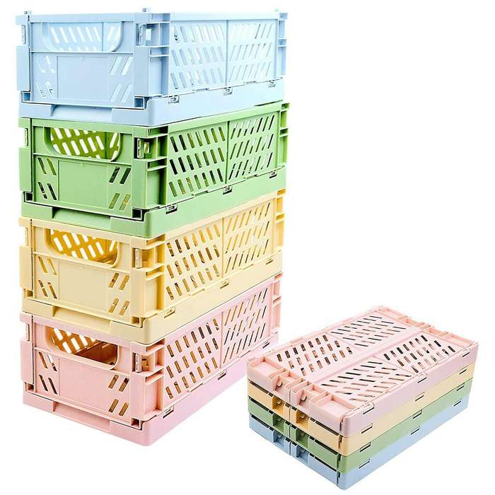 4-pack Baskets for Shelf Home Kitchen Storage Bin Organizer